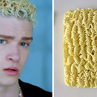 Justin Timberlake's Hair = Ramen Noodles