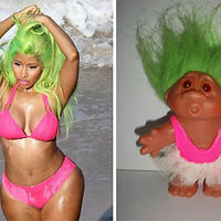 Nicky Minaj = Troll Doll