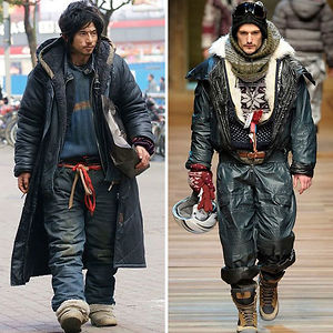 Homeless Guy Looks Like High Fashion Model