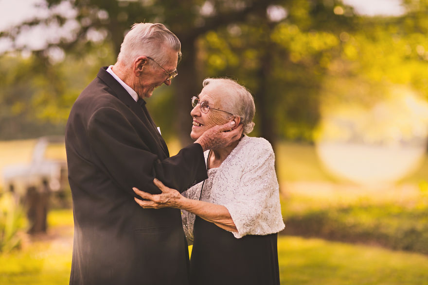 Slideshow grandpa with bisexual couple