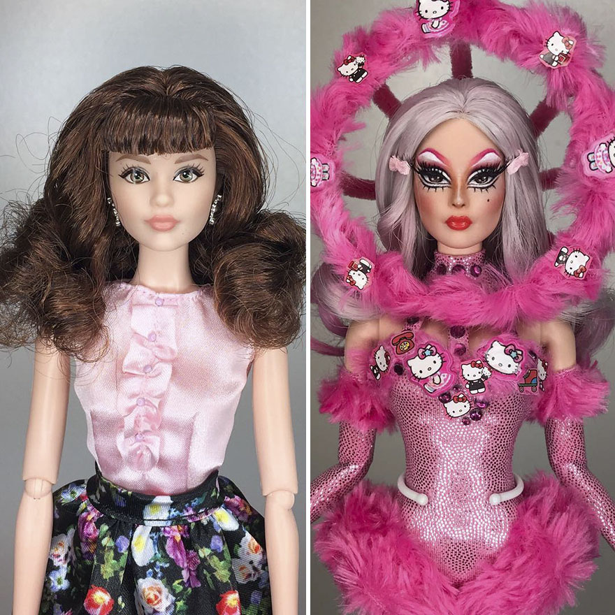 Turning into doll