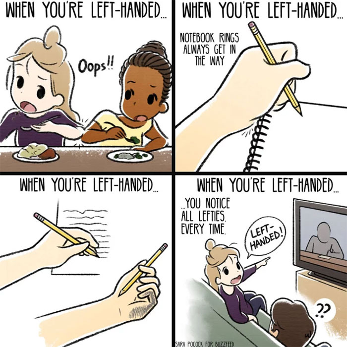 Left handed compilations