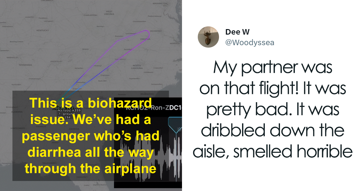 US Flight Is Forced To Ground After A Biohazard Level Of Diarrhea