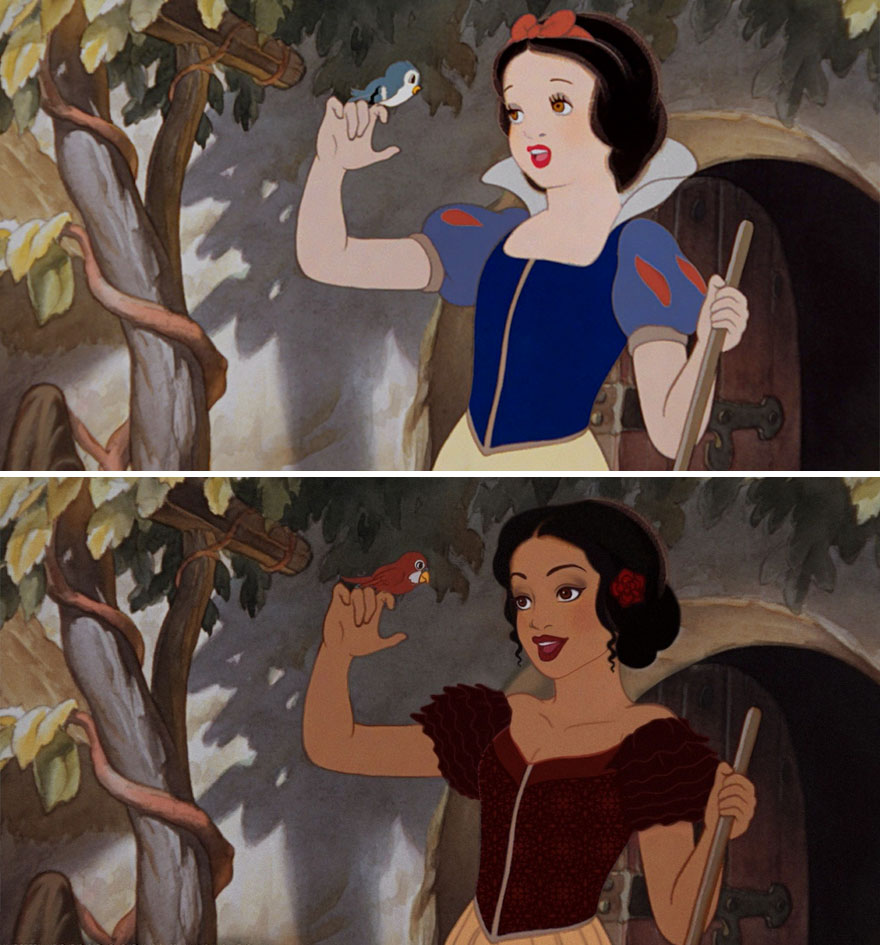 altered disney characters