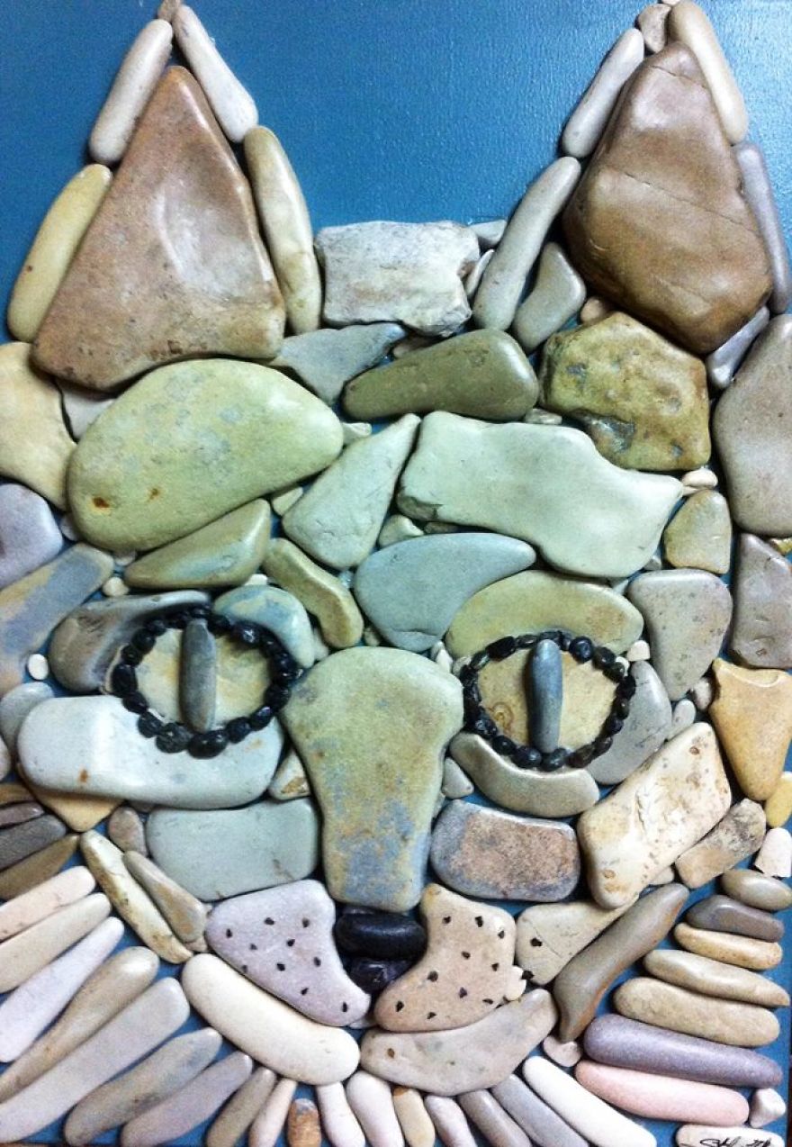 Мозаика из камешков для детей