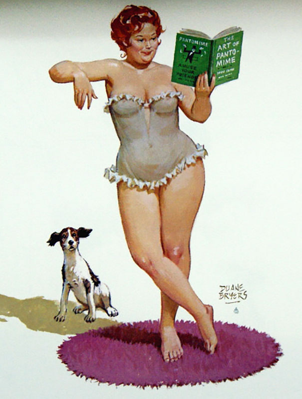 Plus-size Pinup Girl.