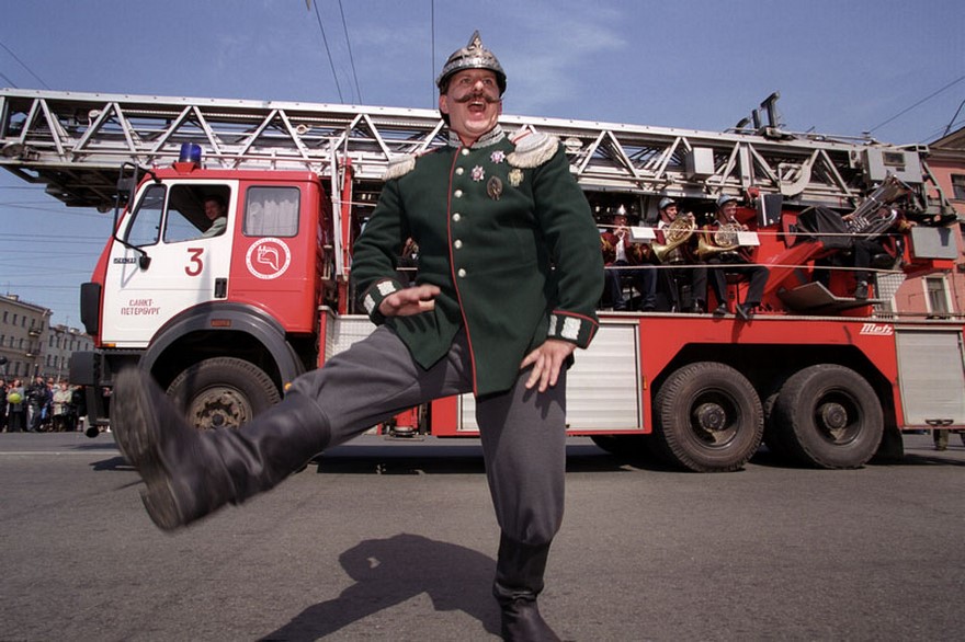 Фото пьяного пожарника