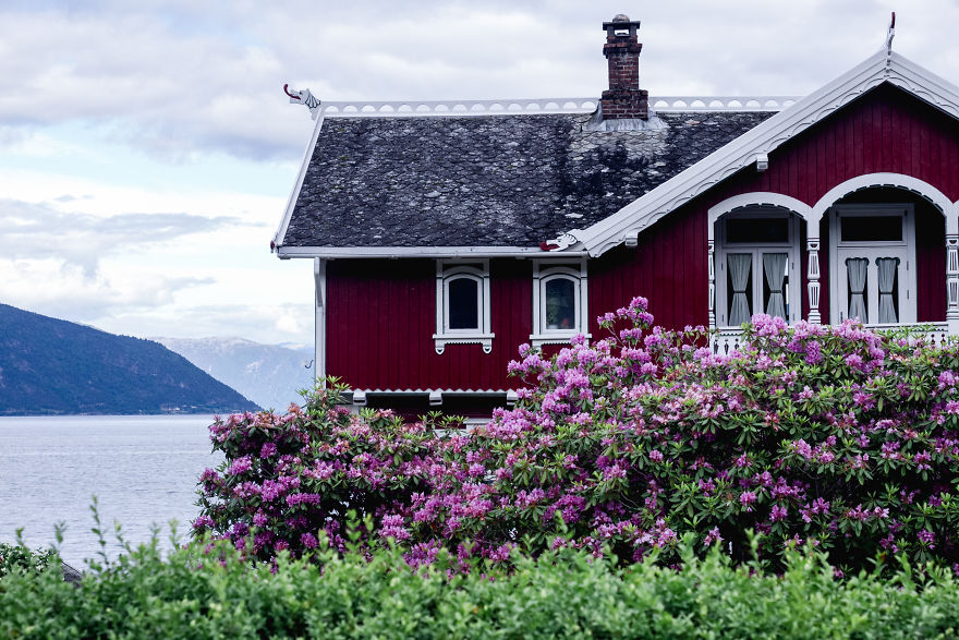 Фото деревни норвегии