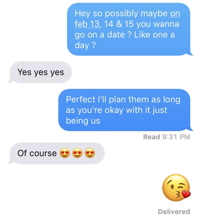 First Date Text Message