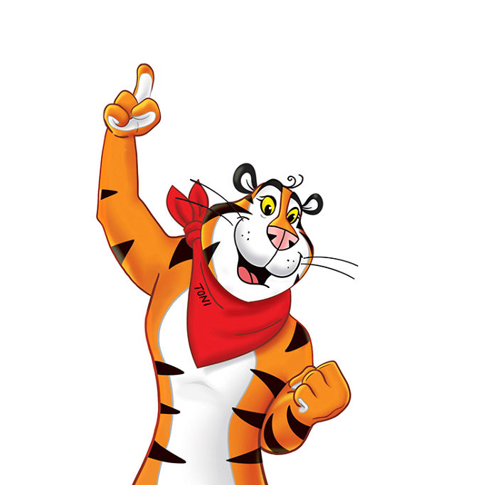 Tony the Tiger has become somewhat of an icon... 