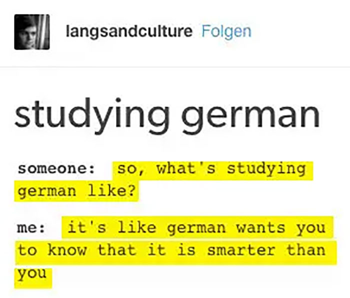 Like german