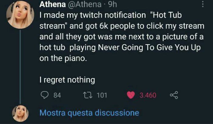 Twitch notification