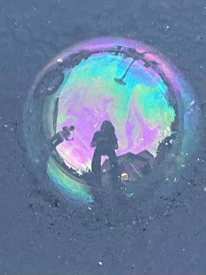 Picture Of A Bubble With Cool Effects