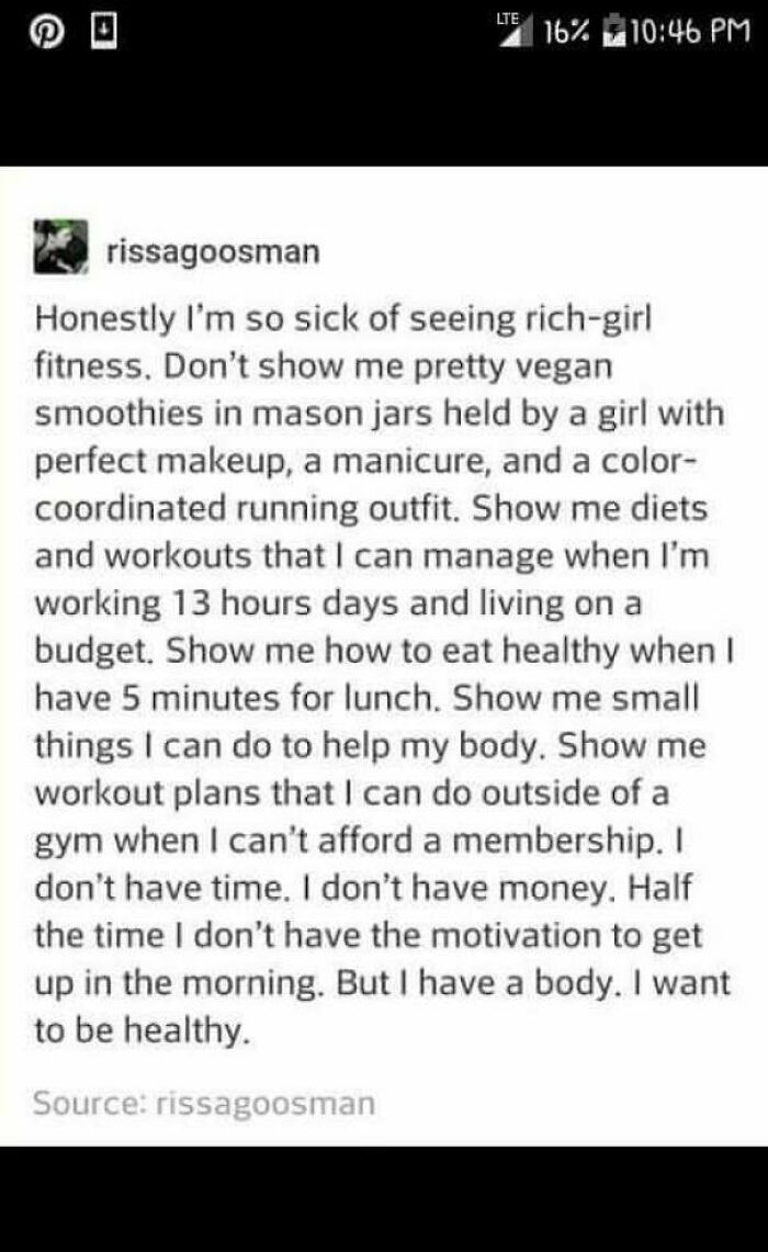 Thought This Belonged Here… It Drives Me Nuts How There Is Such A Purchase-Culture Around Fitness And Health