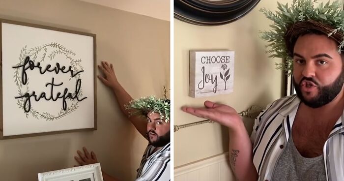 'Live, Laugh, Love': Guy Exposes His Sister For Being Basic By Showing Off Her House Full Of Signs