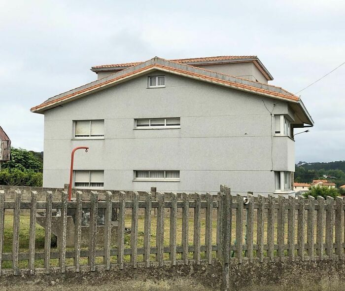 Cheap Concrete Fences, Look Like The Backseats Of A Flooded Neglected Corolla