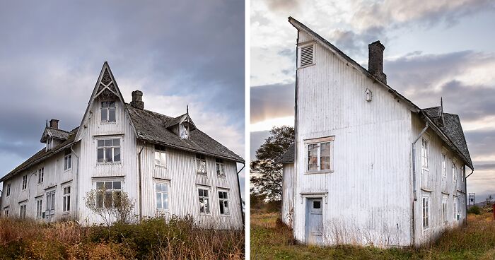 I Photographed This Eerie Abandoned Mansion In Norway