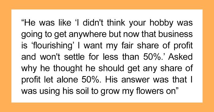 Husband Asks For 50% Of Wife's Booming Business Despite Never Believing In It, Wife Isn’t Having Any Of It