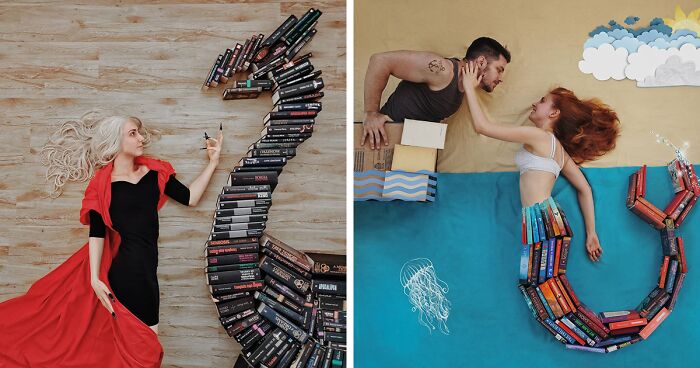 55 Impressive Installations Created By A Book Lover And Photographer Combining Her Two Hobbies