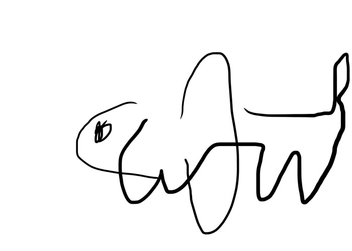 Hey Pandas, Draw A Dog With Your Eyes Closed (Closed)