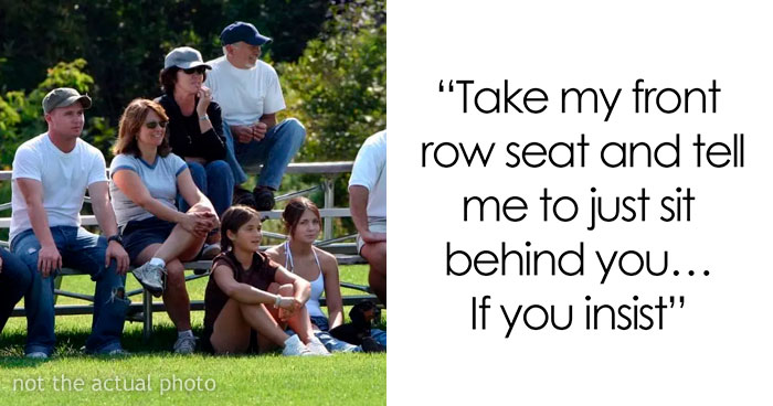 Karen Steals Family’s Seats At A Football Game And Tells Them To Squeeze In Behind Her, Instantly Realizes Her Mistake After They Maliciously Comply