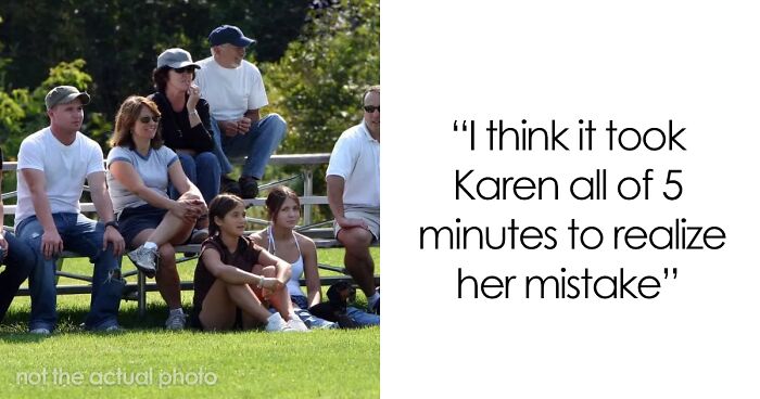 Karen Steals Seats From Kids At A Football Game, Mom Squeezes Them In Right Behind Her And Lets Them Go Crazy