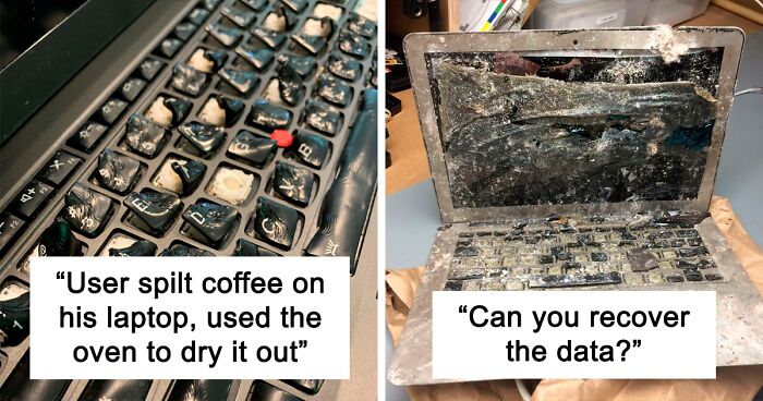 Tech Support People Are Sharing The Worst Cases They've Seen While On The Job (50 New Pics)