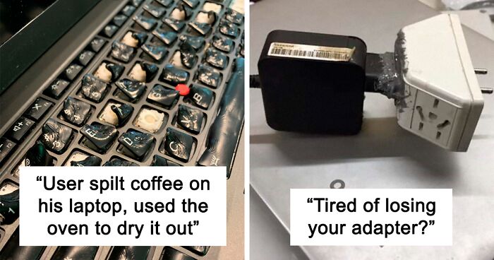 Tech Support People Are Sharing The Worst Cases They've Seen While On The Job (50 New Pics)