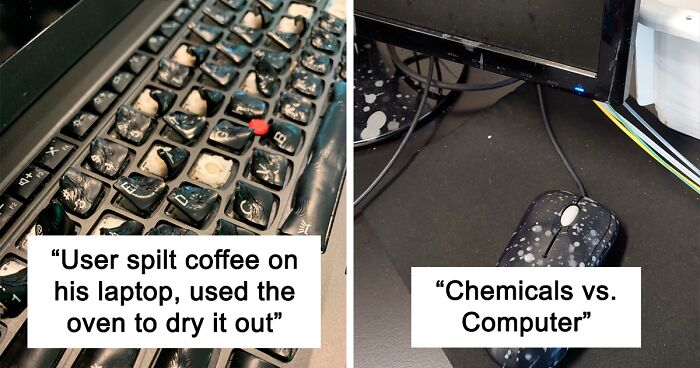 Tech Support People Are Sharing The Worst Cases They've Seen While On The Job (50 New Pics)