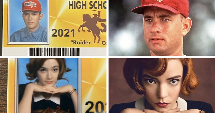 This High School Allowed Seniors To Wear Costumes In Their Student IDs, They Nail It Once Again (113 New Pics)