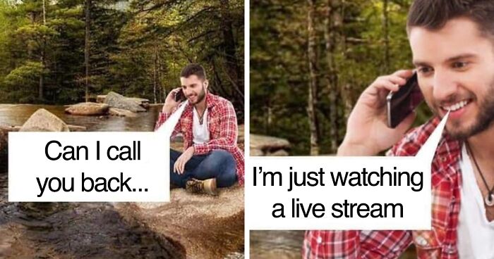 58 Times People 'Explained' Stock Photos Using Punny Dad-Joke Dialogues