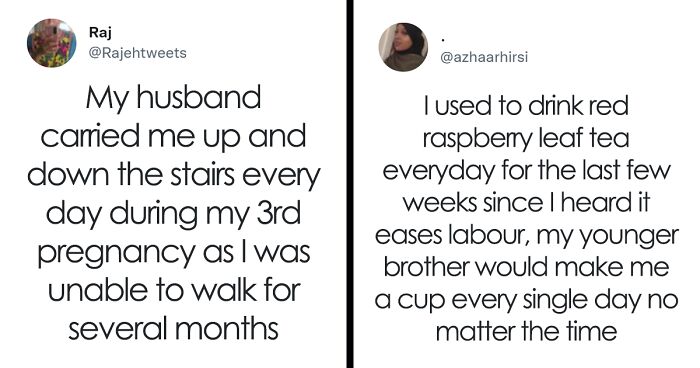 Women Are Sharing Wholesome Stories About Men In Their Lives Who Helped Them During & After Their Pregnancy