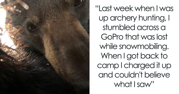 Hunter Goes Viral For Sharing A Lost GoPro Filled With Footage Shot By A Bear