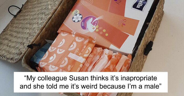 Male Teacher Puts Out A Basket Of Tampons And Pads For His Students, Gets Accused Of Being 'Weird'