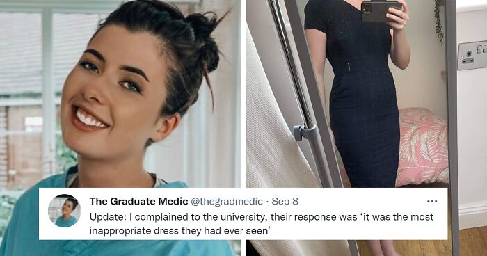 Medical Student Gets Academically Penalized For Wearing A Knee-Length Dress, Posts The Pics So Others Can Judge It