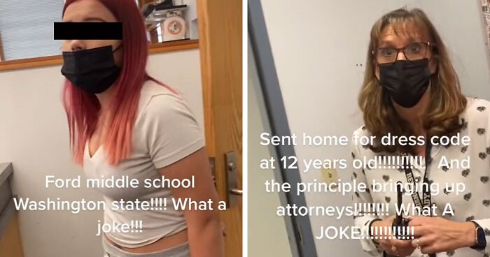 Mother Sticks Up For Her 12-Year-Old Daughter Who The School Claims Had Violated Their Dress Code