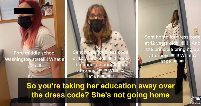 Mother Won't Back Down After Being Told To Take Her 12-Year-Old Daughter Out Of School For Violating The Dress Code