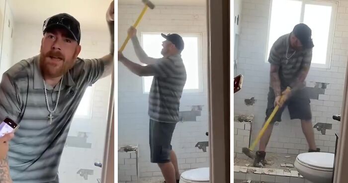 Customer Wouldn't Pay For Renovation So Contractor Destroys It All