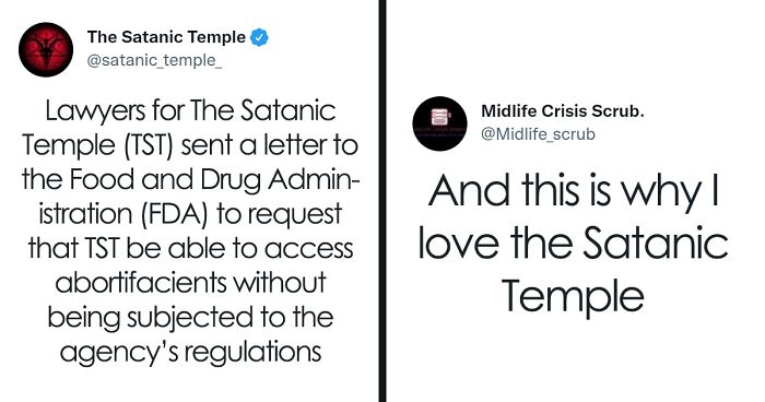 Satanic Temple Demands Access To Abortion Pills Under Religious Exemption In A Viral Letter To The FDA