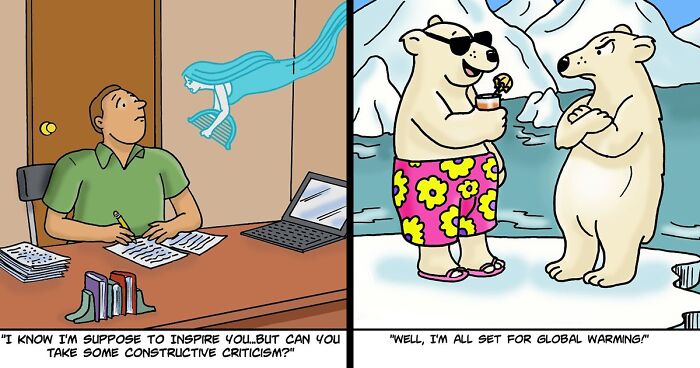 One-Panel Comics Filled With Humor And Silly Situations By Laughing Hippo Studio (82 Pics)