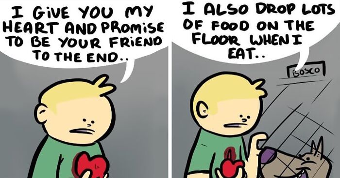 This Artist Creates Funny And Silly Comics During His Lunch Breaks (42 Pics)