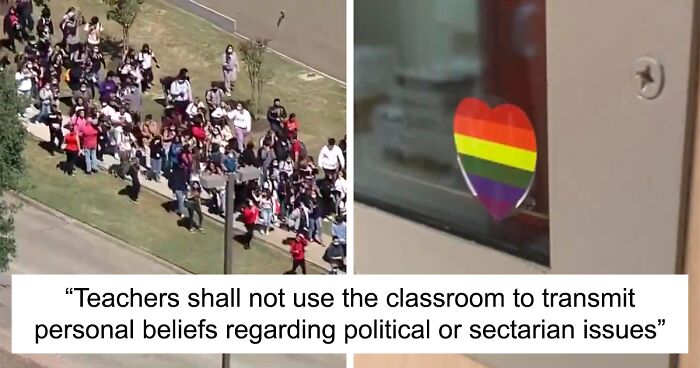 After Stickers Indicating Safe Space For LGBTQ+ Students Were Removed From School, Students Organize A Massive Walkout