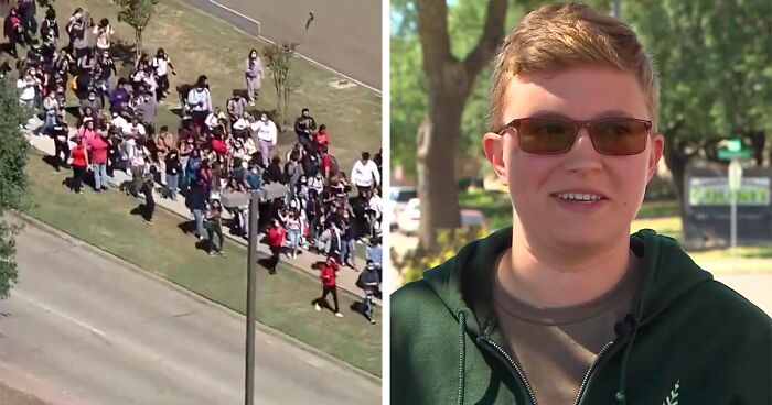 Texas Students Protest Against School's New Decision To Remove Stickers That Show Support To LGBTQ+ Community