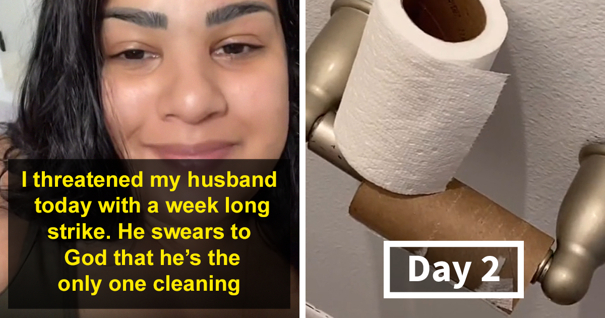Husband Insists Hes The One Cleaning, So The Wife Stops Cleaning His Mess For A Week To See How It Goes Bored Panda