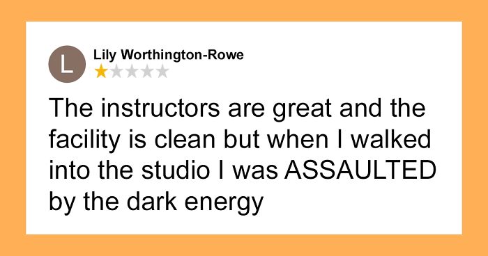 1-Star Gym Review Says Woman Was 'Attacked' By A Dark Energy, People Find The Situation Hilarious