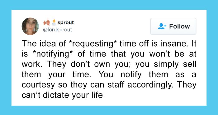 40 Employees Share What Happened When They Asked For Time Off