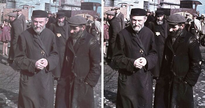 I Noticed That Some People Don't Know Much About The Holocaust, So I Colorized These Photos (10 Pics)