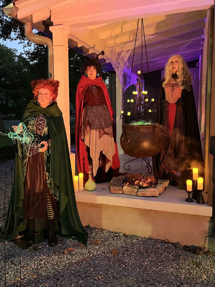 My Wife And I Made A Hocus Pocus Display For Halloween