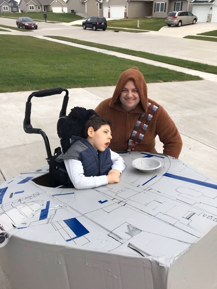 Turned My Son's Wheelchair Into The Millennium Falcon