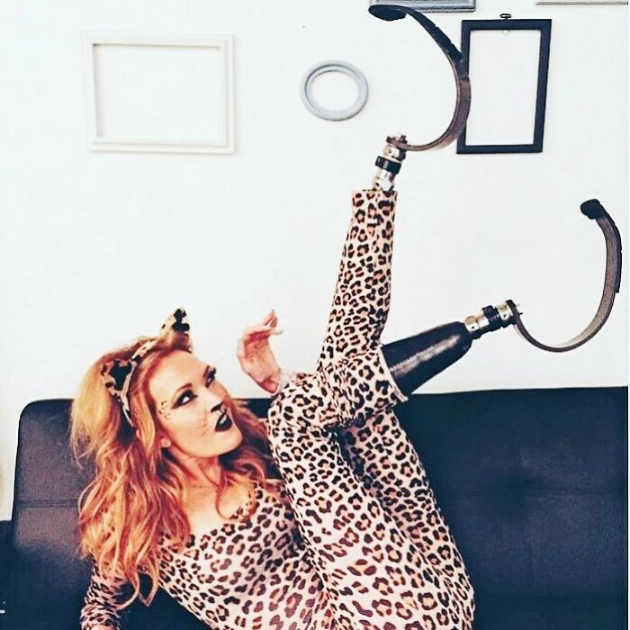 Here’s My Favorite Cheetah Costume On My Cheetah Legs